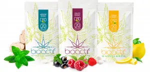 BioActif Pastilles CBD CBG bonbons cannabidiol spectre large 20mg